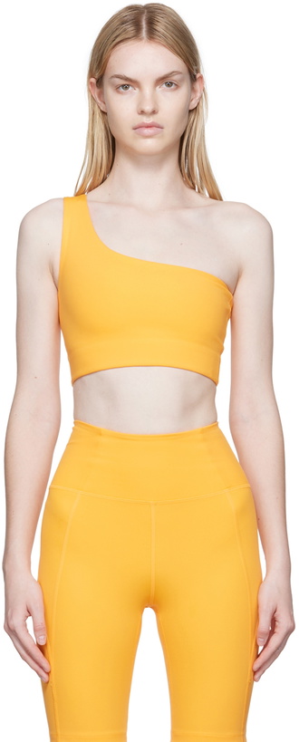 Photo: Girlfriend Collective Orange Bianca Sport Bra