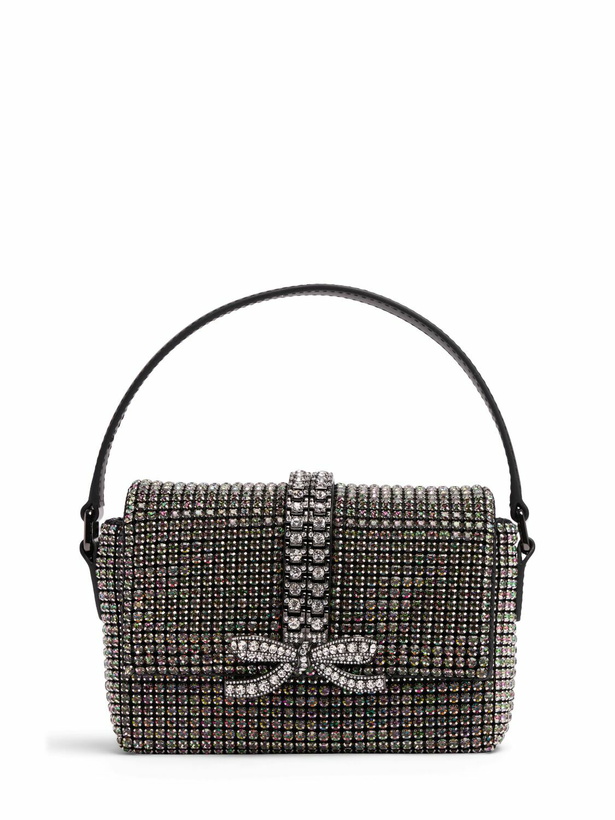 Photo: SELF-PORTRAIT Micro Chainmail Crystal Top Handle Bag