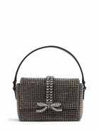 SELF-PORTRAIT Micro Chainmail Crystal Top Handle Bag