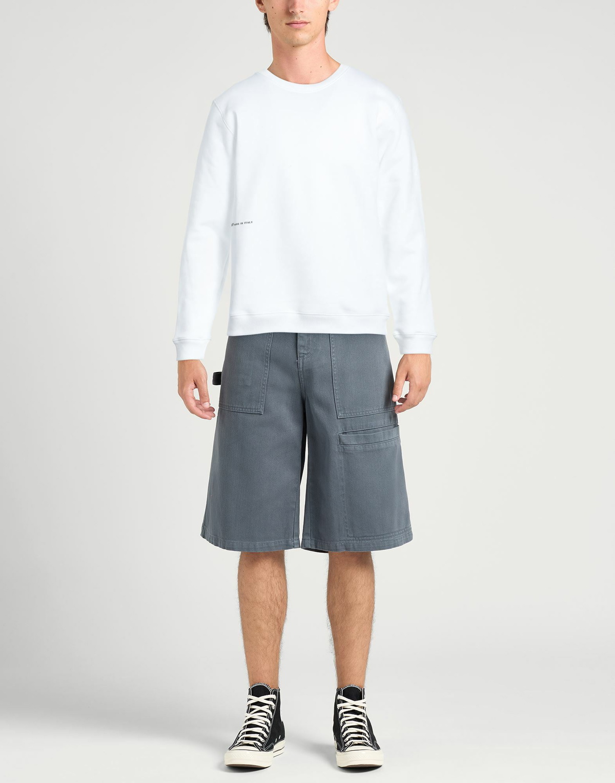 Dondup Mens Sweatshirt in White