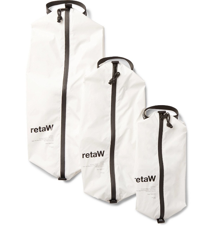 Photo: retaW - Three-Pack Nylon Pouch Set - White