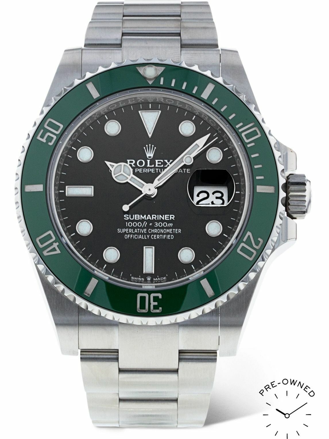 Photo: ROLEX - Pre-Owned 2022 Submariner Automatic 41mm Oystersteel Watch, Ref No. 126610