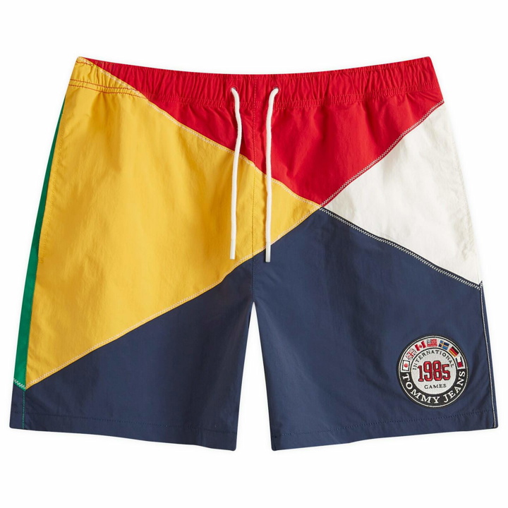 Photo: Tommy Jeans Men's Archive Games Chicago Shorts in Sport Navy/Multi