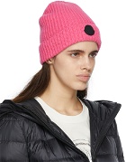Moncler Pink Cashmere Beanie