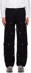 TOMBOGO™ Black Convertible Double Knee Cargo Pants