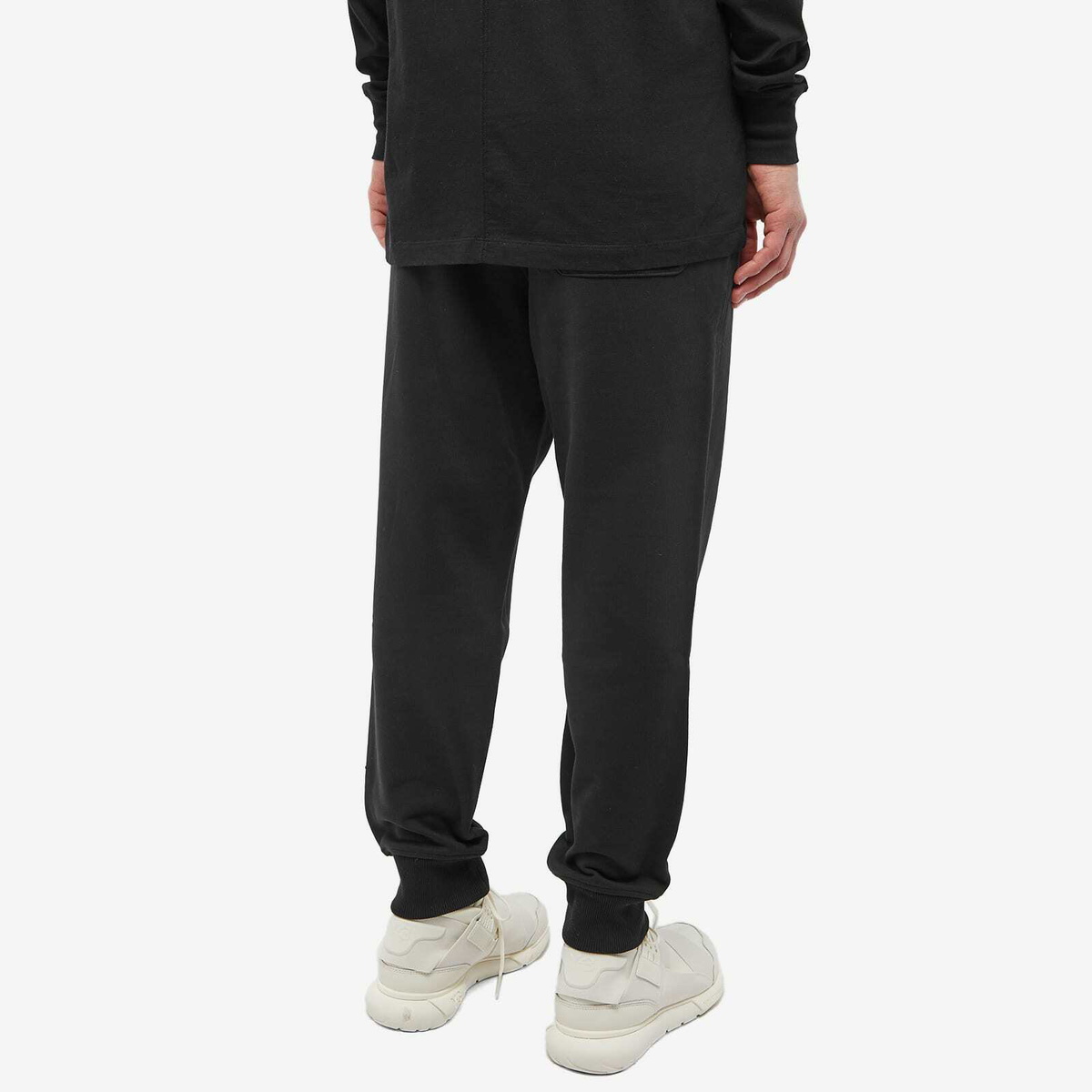 Unisex Cuffed Sweat Pants - Black