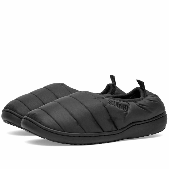 Photo: SUBU Men's Packable F-Line Sandal in Black Gloss