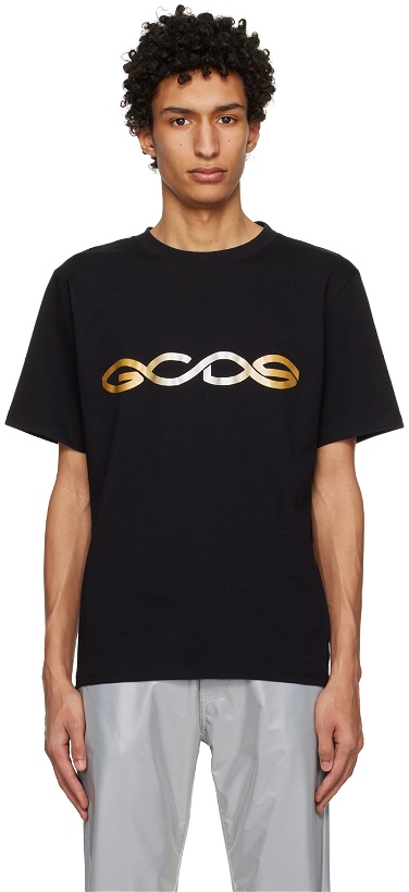 Photo: GCDS Black Reflective T-Shirt
