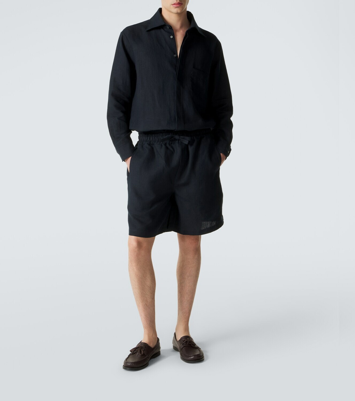 Saman Amel Linen shorts
