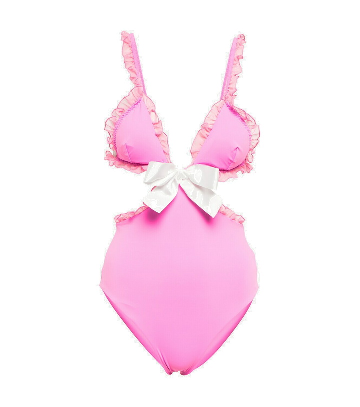 Photo: Giambattista Valli - Ruffle-trimmed swimsuit