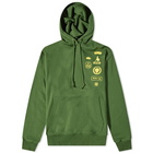 Helmut Lang Men's Societas Popover Hoody in Evergreen