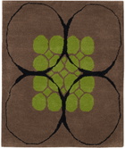 MAKI RUGS Brown & Green Stone Rug