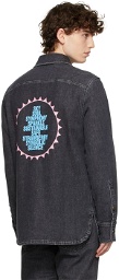 Stella McCartney Grey Tom Tosseyn Edition Logo Denim Shirt