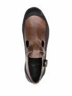 ROA Brown Pala Slip-On Sneakers