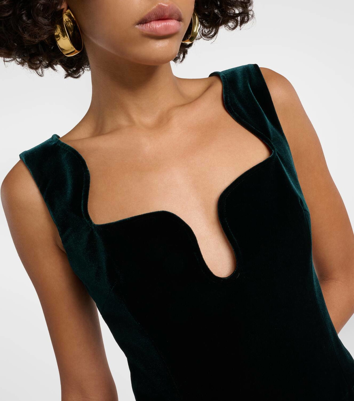 Galvan Siren velvet jumpsuit