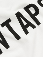 WTAPS - Banner Logo-Print Cotton-Jersey T-Shirt - White