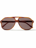 Gucci Eyewear - Aviator-Style Tortoiseshell Acetate Sunglasses