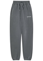 Mki Miyuki Zoku Uniform Logo-print Cotton-blend Sweatpants Black Other
