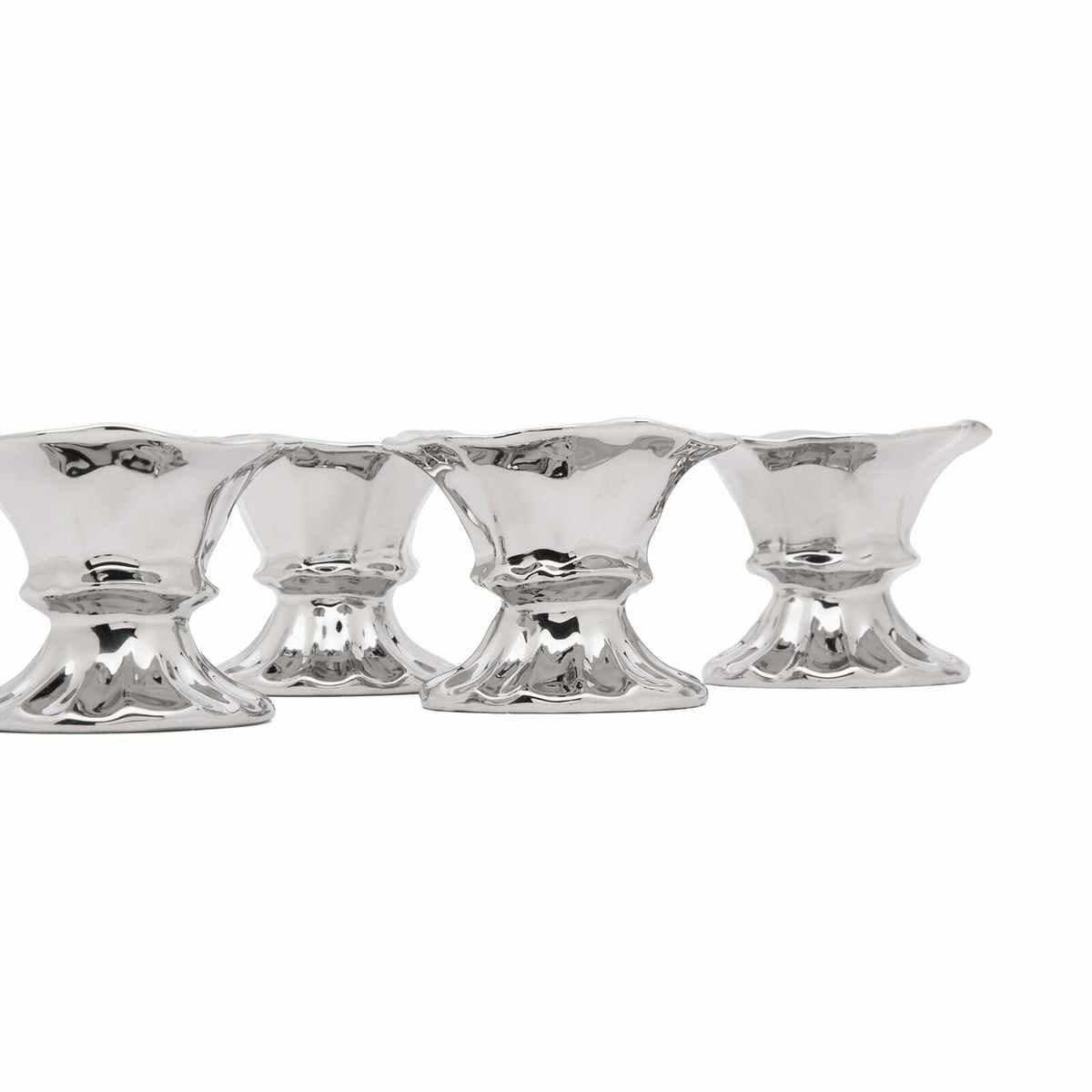 HKliving Egg Cups - Set of 4 in Chrome 