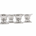 HKliving Egg Cups - Set of 4 in Chrome 