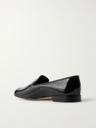 George Cleverley - Albert Patent-Leather Slippers - Black