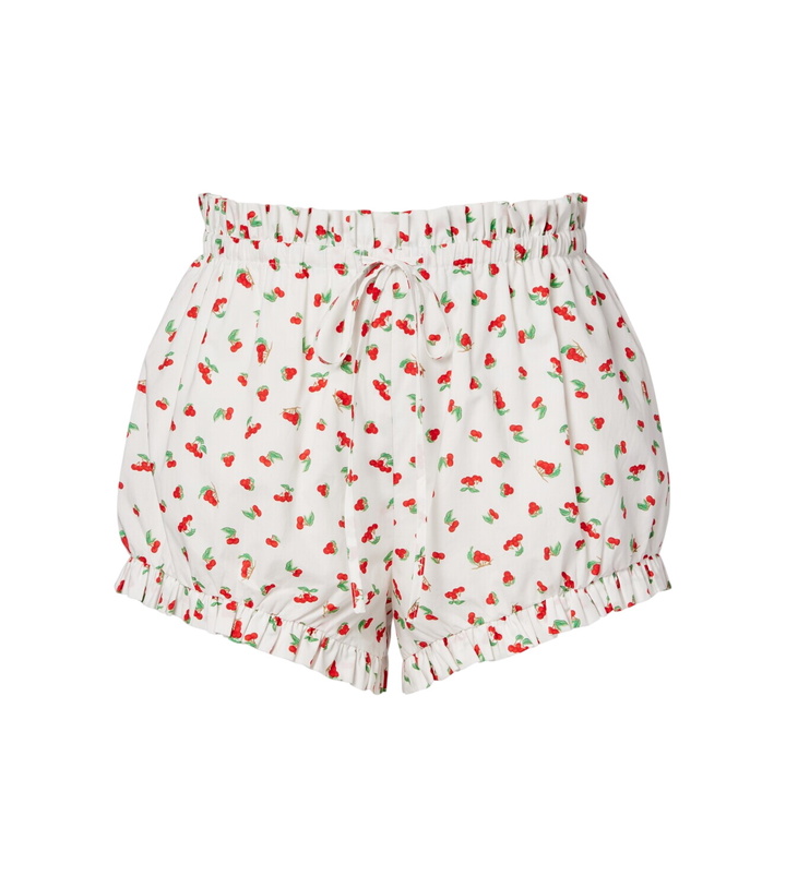 Photo: Posse Delia printed cotton shorts