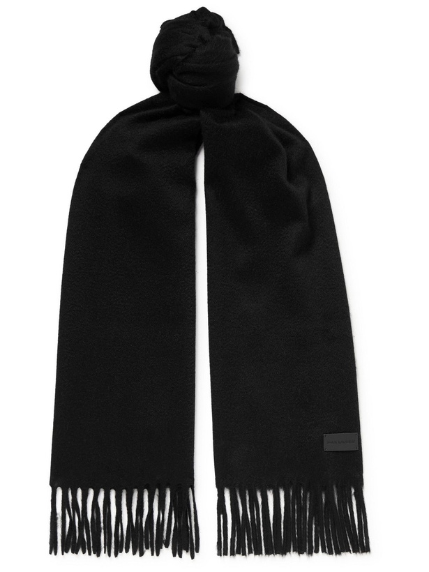 Photo: SAINT LAURENT - Fringed Cashmere Scarf