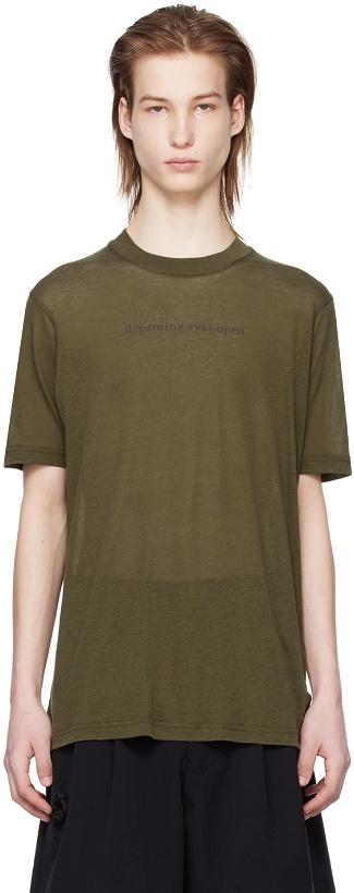 Photo: Song for the Mute Khaki 'Dreaming Eyes Open' T-Shirt
