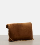 Saint Laurent Cassandre Small suede pouch