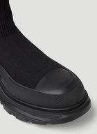 Tread Slick Sock Boots in Black