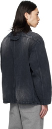 OUAT Black Selvedge Denim Jacket