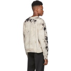 CMMN SWDN Grey and Black Trek Bleached Sweatshirt