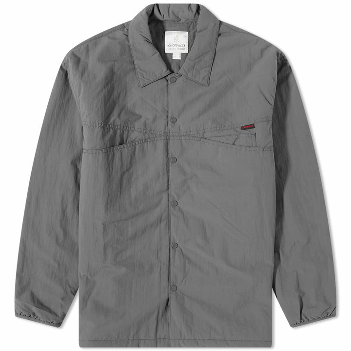 Photo: Gramicci Men's Quilted Overshirt in Grey