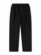 Neighborhood - Straight-Leg Crepe Trousers - Black