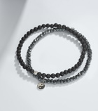 Sydney Evan 14kt white gold set of 2 bracelets with diamonds and gemstones