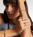 David Yurman Petite Cable sterling silver ring with onyx