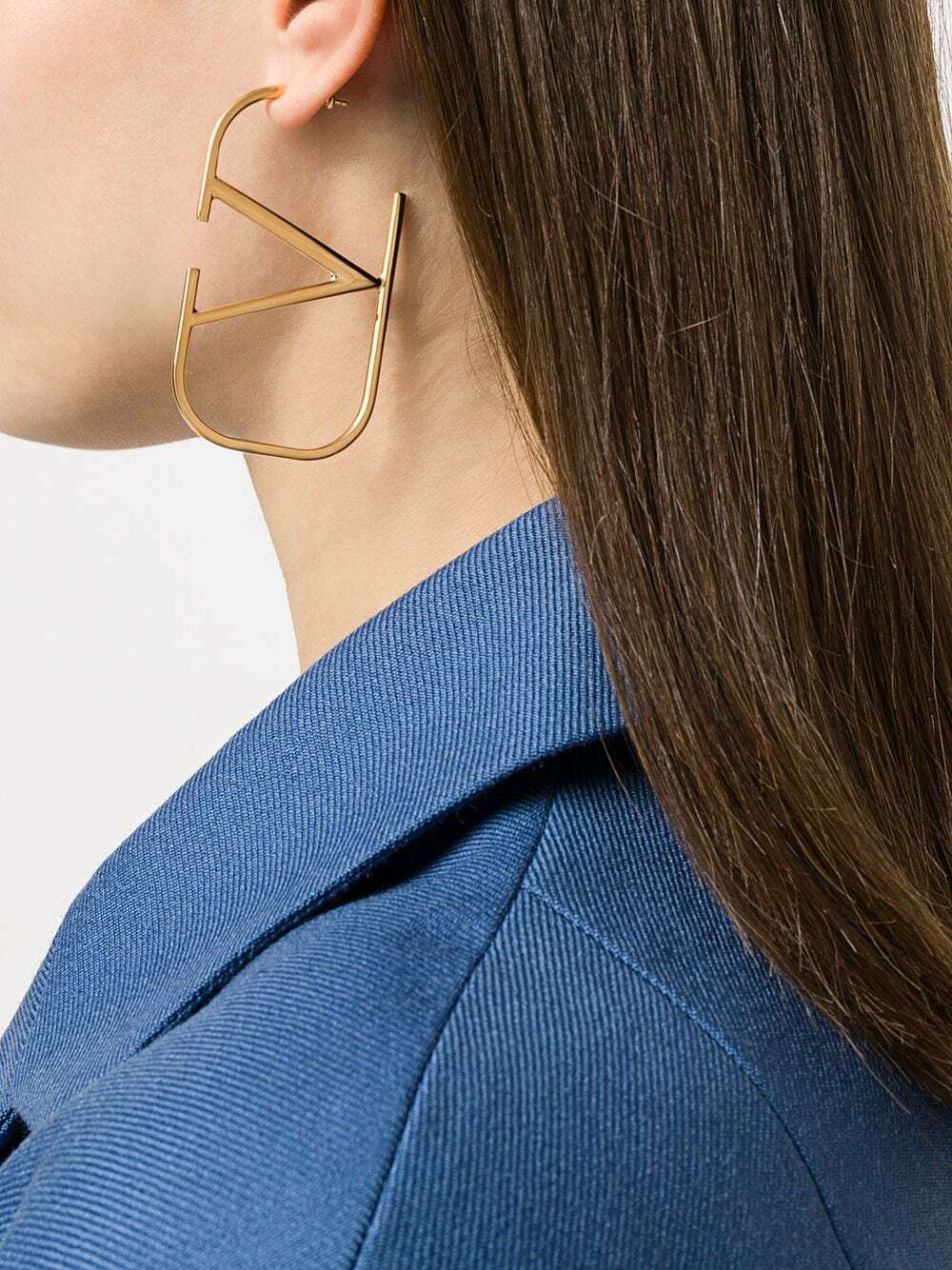 【Valentino】EARRINGS VLOGO SIGNATURE◆7W2J0F96MET Valentino Garavani VLogo Signature earrings in gold-tone