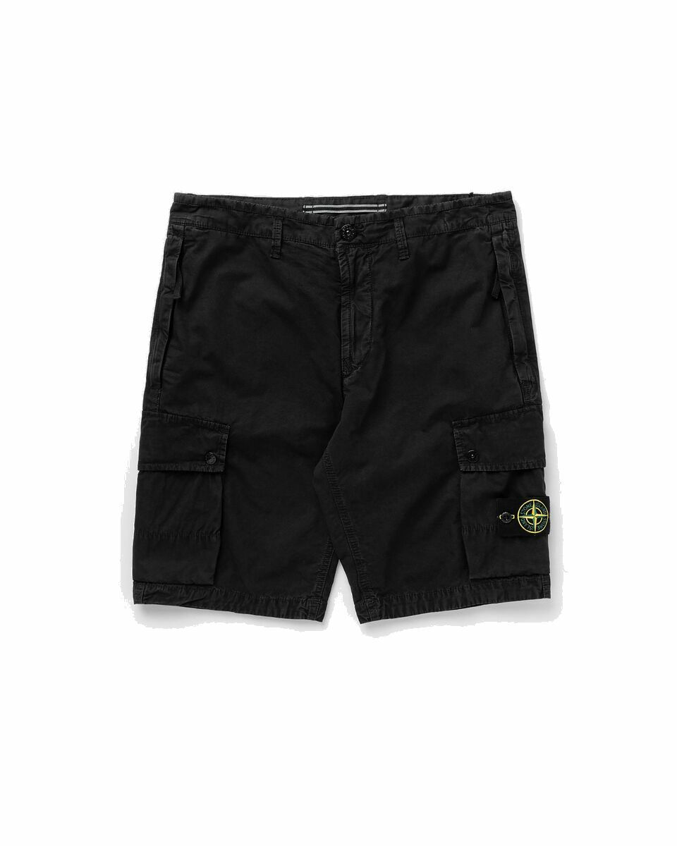 Photo: Stone Island Bermuda Shorts Black - Mens - Cargo Shorts