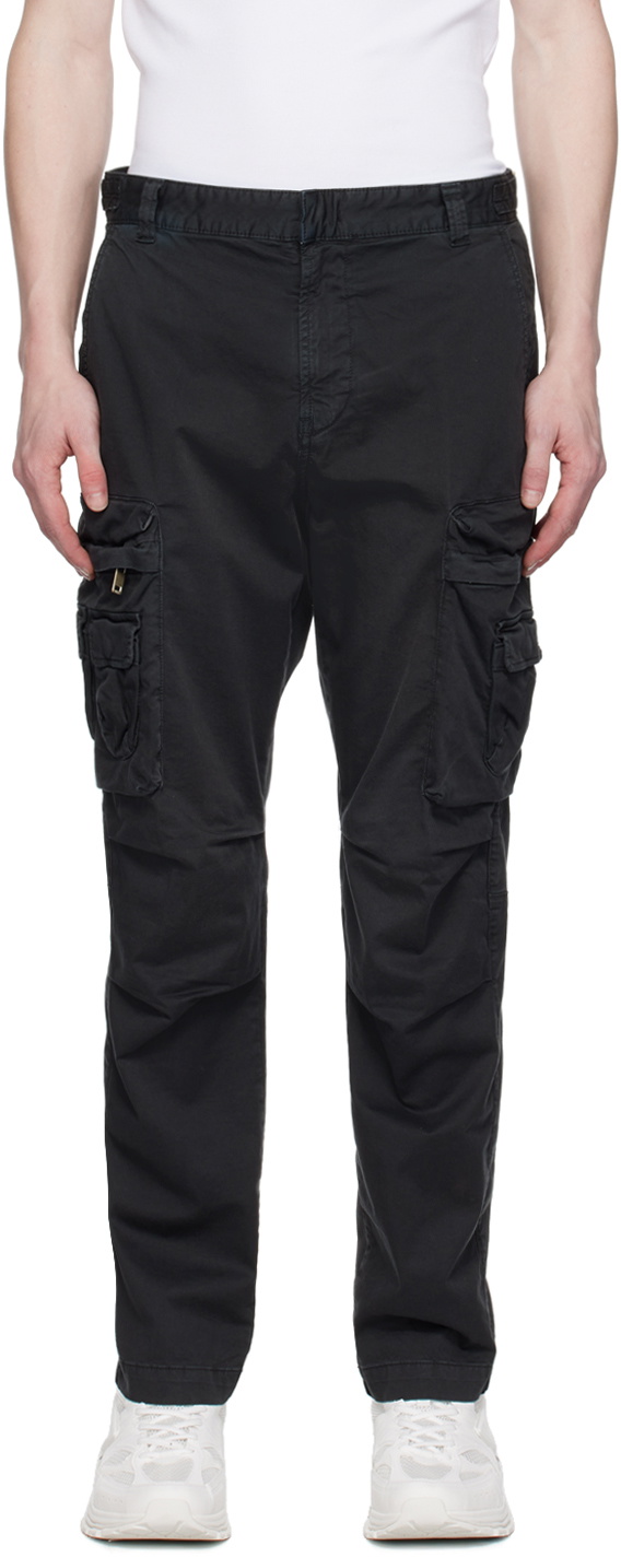 Diesel Black P-Argym-New-A Cargo Pants Diesel