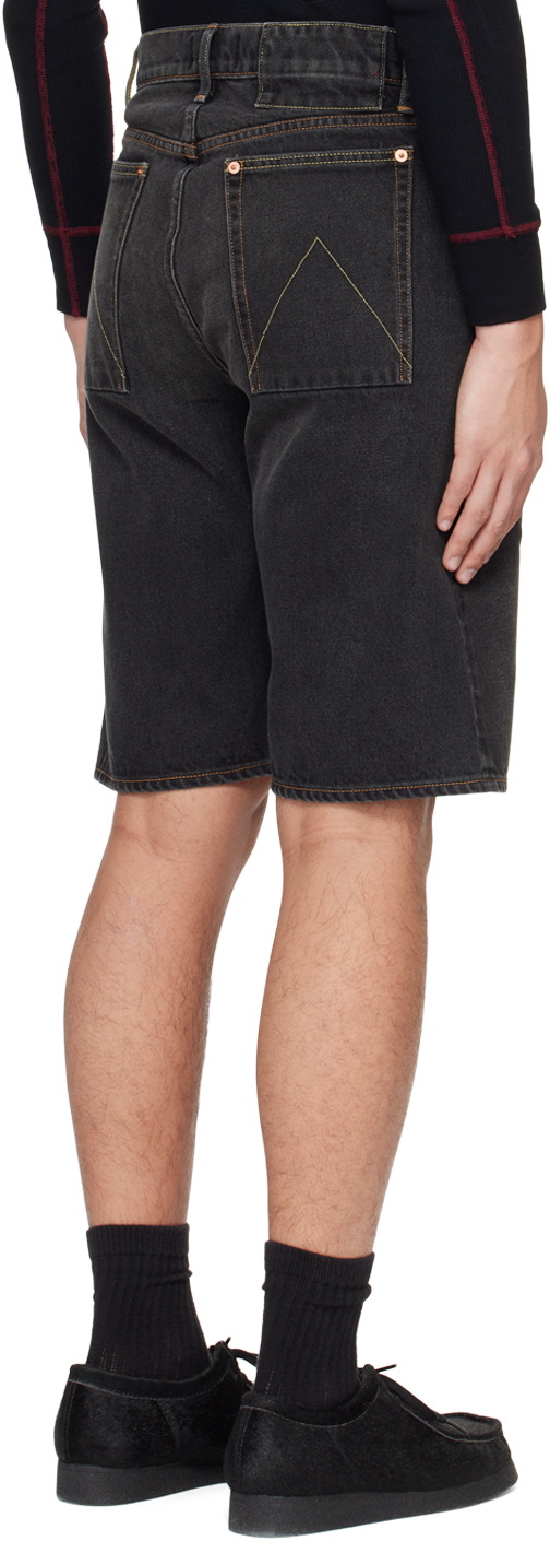 CARSON WACH Black 213 Denim Shorts