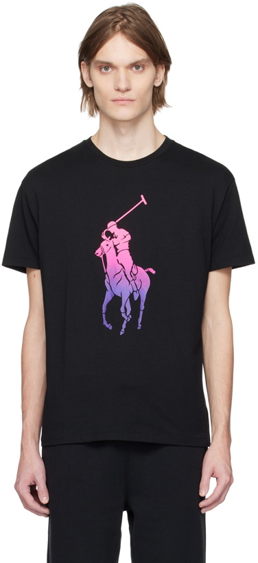 Photo: Polo Ralph Lauren Black Ombré Big Pony T-Shirt