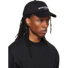 WOOYOUNGMI Black Embroidered Ball Cap