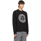 Versace Jeans Couture Black Coin Logo Sweatshirt