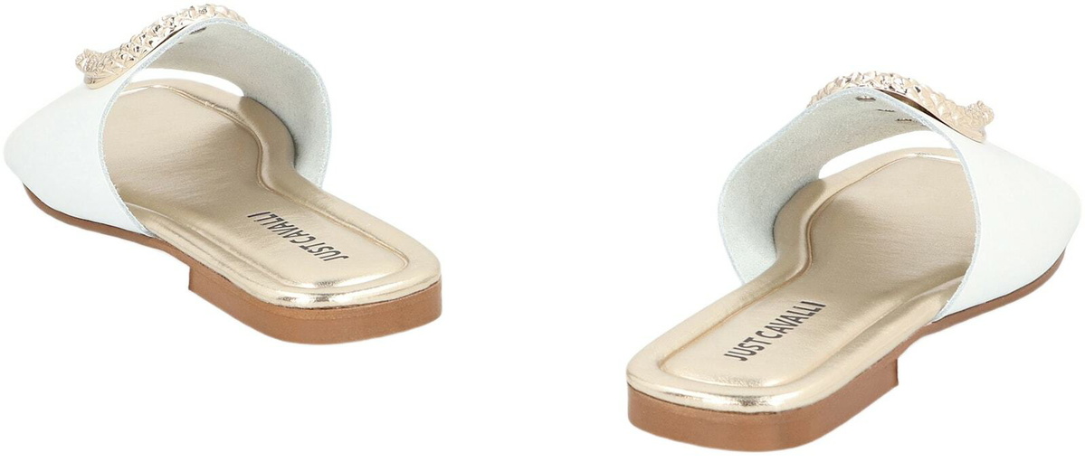 Just Cavalli Leather Slides