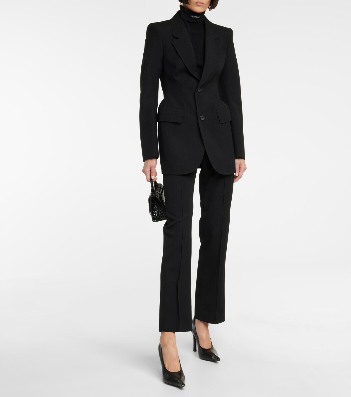 Balenciaga - Hourglass virgin wool blazer Balenciaga