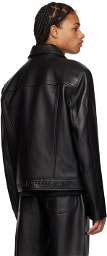 Alexander Wang Black Zip Leather Jacket