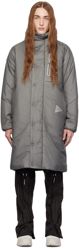 Photo: and wander Gray Water-Repellent Down Coat
