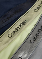 Calvin Klein Icon Metallic Stretch-cotton Trunks set of Three Multicoloured