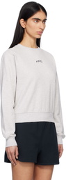 A.P.C. Gray ASICS Edition Stone Sweatshirt