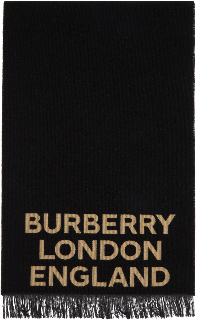 Burberry womens love football wool deals scarf